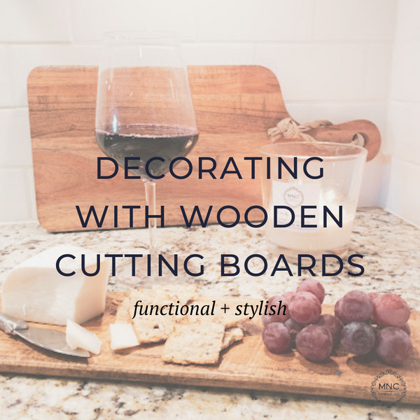 Decorating with Wooden Cutting Boards